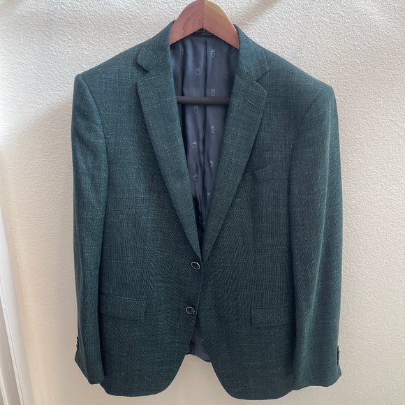 John Varvatos Green Wool Blazer - Picture 1 of 4